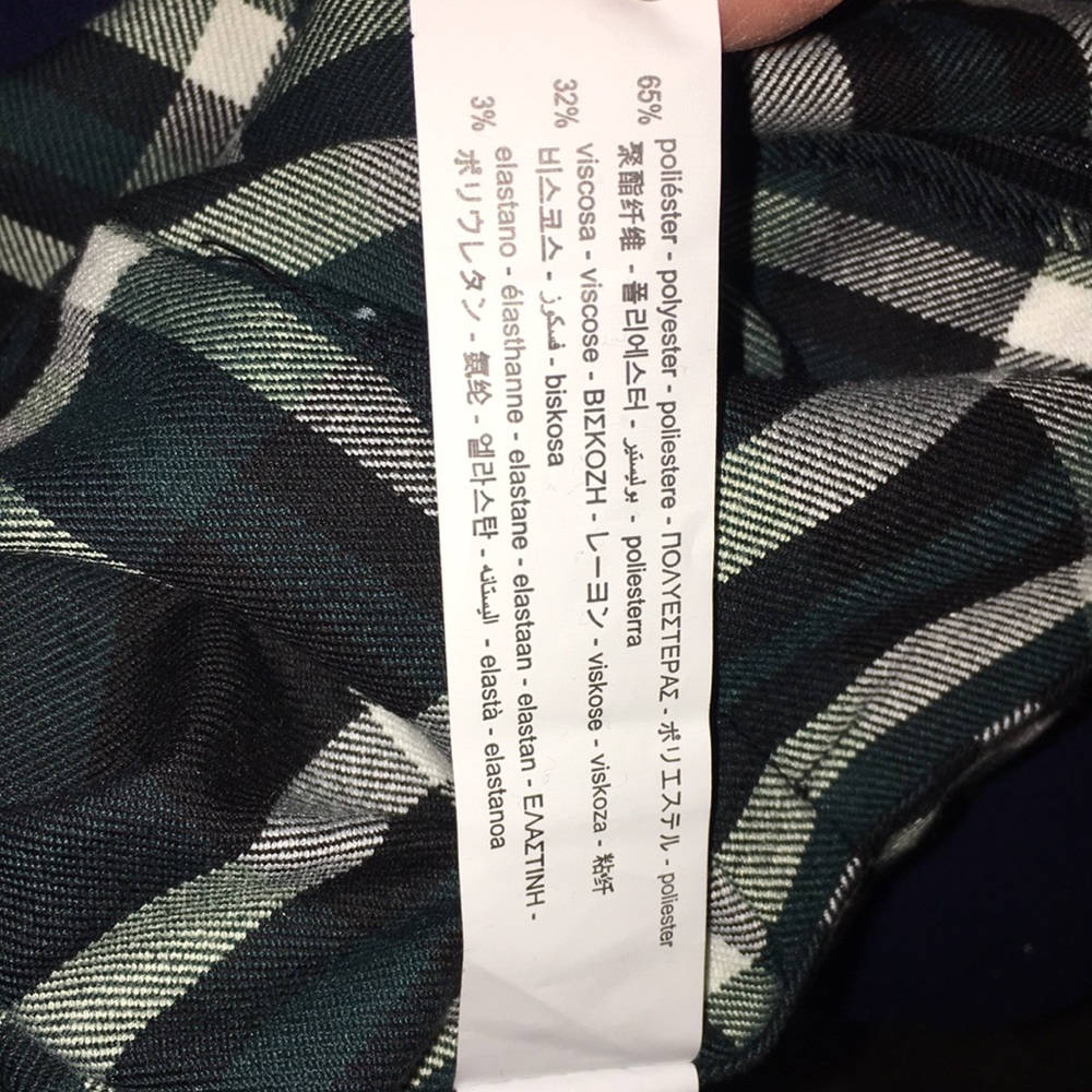 A NWNT Zaras plaid midi skirt - Picture 5 of 5